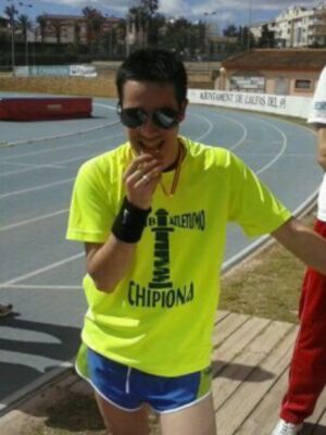 El chipionero Alberto Rodríguez Lorente se proclama campeón de España en categoría juvenil ONCE en 400 metros lisos 