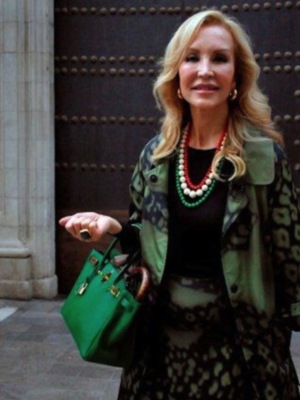 Carmen Lomana en la Semana Santa sevillana