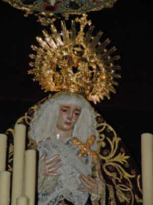 La Patrona de Rinconada culmino su estación de penitencia el Sábado Santo