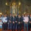 Huelva. Antonio Rendón.  El coro sevillano Amigos de la navidad canto el rosario vespertino de la virgen de los Dolores de Palo de La Frontera.
