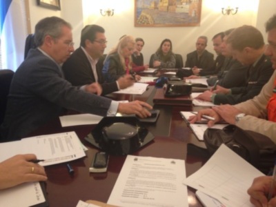 El Subdelegado del Gobierno garantiza el apoyo para el dispositivo de seguridad del carnaval(Chipiona)