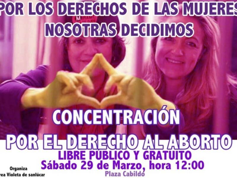 Crean la Marea Violeta de Sanlúcar de Barrameda y convocan concentración para este sábado