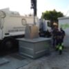 Chipiona se moderniza con el funcionamiento de los veintiún primeros contenedores soterrados  