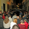 Sevilla.  El Cristo de la Salud de la Carretería procesionó en Viacrucis por su barrio del Arenal.