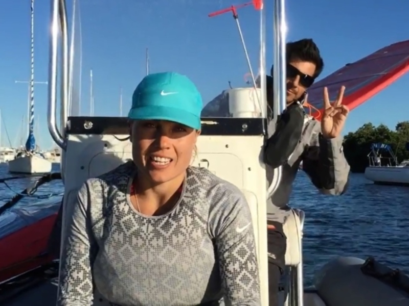 Blanca Manchón examina las aguas olímpicas de Río de Janeiro