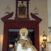 Sevilla. Traslado de los titulares del Baratillo a la Iglesia de San Jorge, para su misa principal.