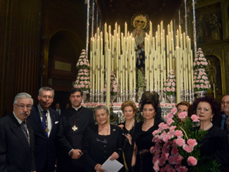 Sevilla.  El curso  de? Temas Sevillano? con la Virgen del Valle.