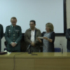 La Guardia Civil entrega un cheque solidario a la Asociación AFA Chipiona a través de la recogida de tapones de plástico(Chipiona)