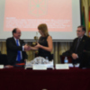 Sevilla. La consejera  Ana Ollo inauguró en el Ateneo sevillano la muestra ?La cultura e identidad de Navarra?