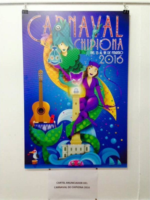 Elegido el cartel Intercambio de Máscaras para anunciar el Carnaval de Chipiona de 2016 