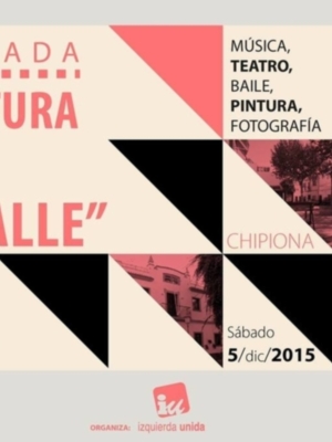 IU mostrará el sábado la potencialidad cultural de Chipiona con una jornada de actividades a pie de calle. 