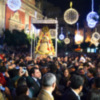 Sevilla. La Virgen  del Rocío procesionó en Sevilla con  aire almonteño.