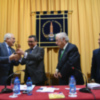 Reconocimiento y homenaje al presidente del Círculo Mercantil de Sevilla por su labor con las Hermandades de Sevilla Y Provincia.