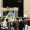El Colegio Santa Ana saca el paso de la Virgen de la Azucena a la calle