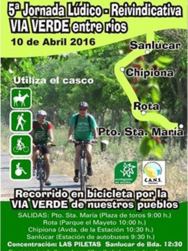 El domingo 10 de abril volverá a reivindicarse con una marcha  cicloturista la Vía Verde Entre Ríos 