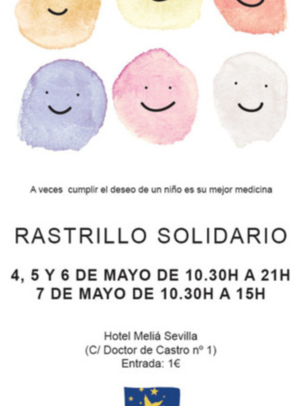 Rastrillo solidario en el Hotel Mérida Sevilla, 4-6 y 7 de mayo. Entrada $1€.