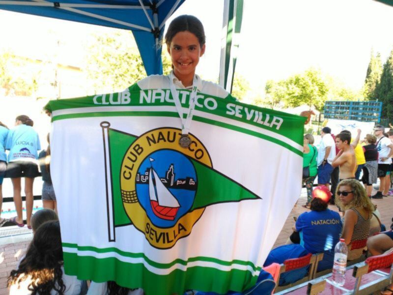 Sofía Flores, campeona de Andalucía alevín de verano