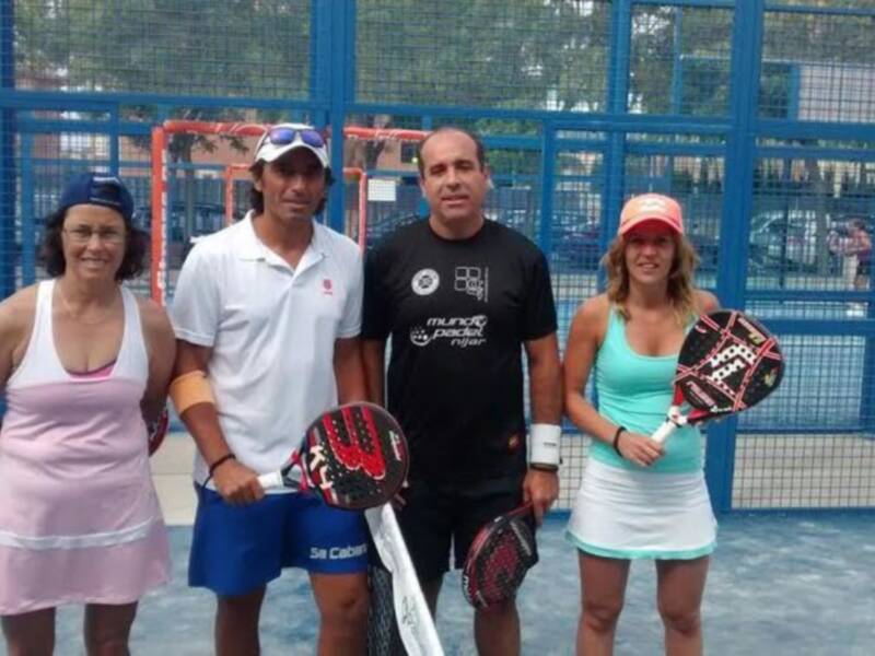 Subtítulo sevillano en el Campeonato de España de pádel de veteranos por parejas