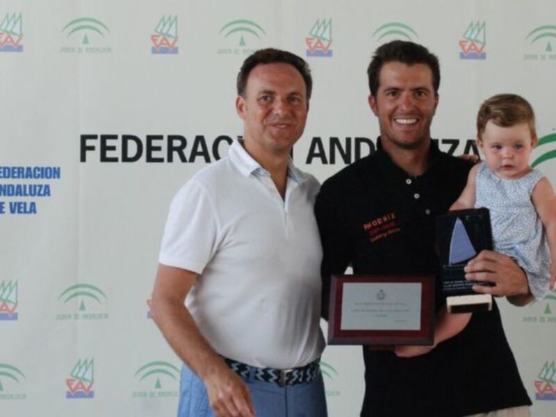 Carlos de Bricio, campeón de la Copa de España de Patín a vela
