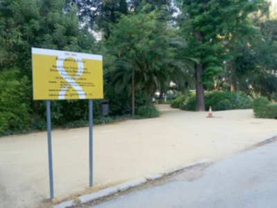 Mejora y reparación de los caminos del Parque María Luisa