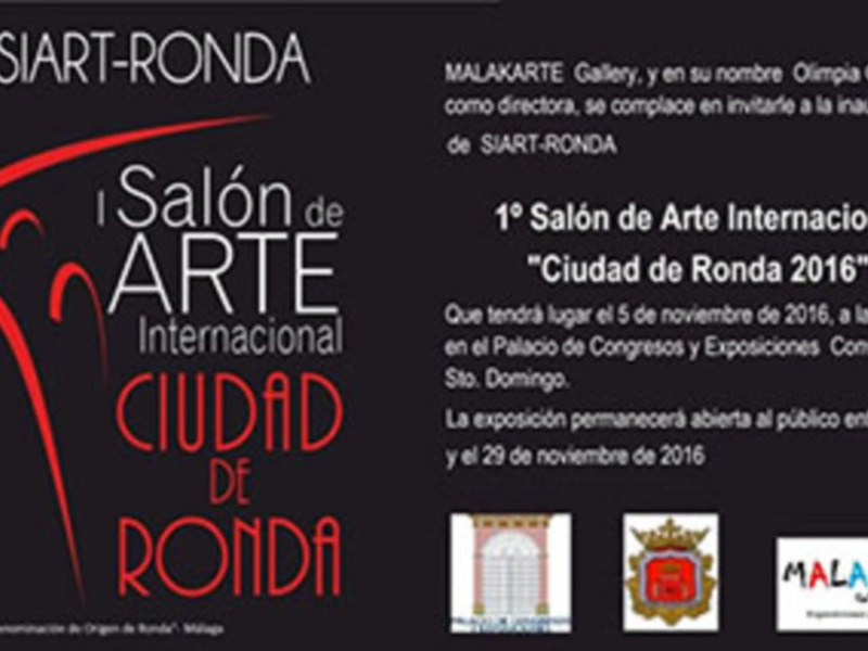 El valioso arista jerezano Julio Polo ha sido seleccionado en el Iº Salón de Arte Internacional Ciudad de Ronda que tendrá lugar del 5 al 29 de Noviem