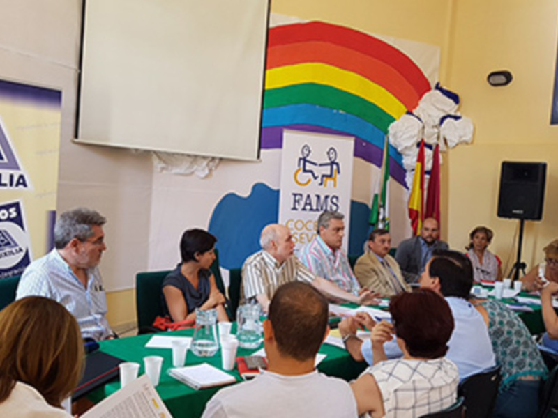 La ‘VI mesa de accesibilidad FAMS-COCEMFE Sevilla’ denuncia que la falta de accesibilidad en Sevilla persiste