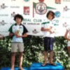 La flota sevillana de la clase Optimist brilla en aguas de Sanlúcar
