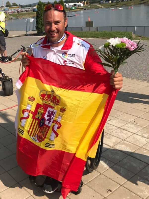 Javier Reja, bronce en el Campeonato del Mundo sprint de paracanoa