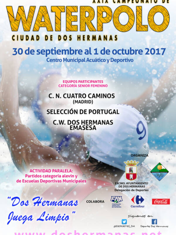 El Campeonato de waterpolo Ciudad de Dos Hermanas, segundo examen local