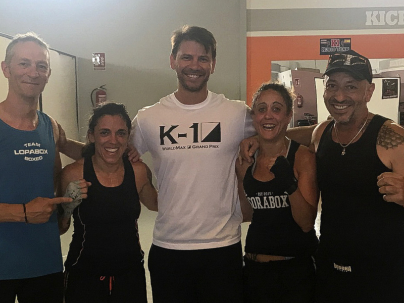 Katy Díaz pasó por el California Gym para prepararse para el segundo campeonato de la historia de España de Boxeo Femenino