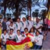 La flota de la clase Techno del Náutico Sevilla, en el Campeonato del Mundo
