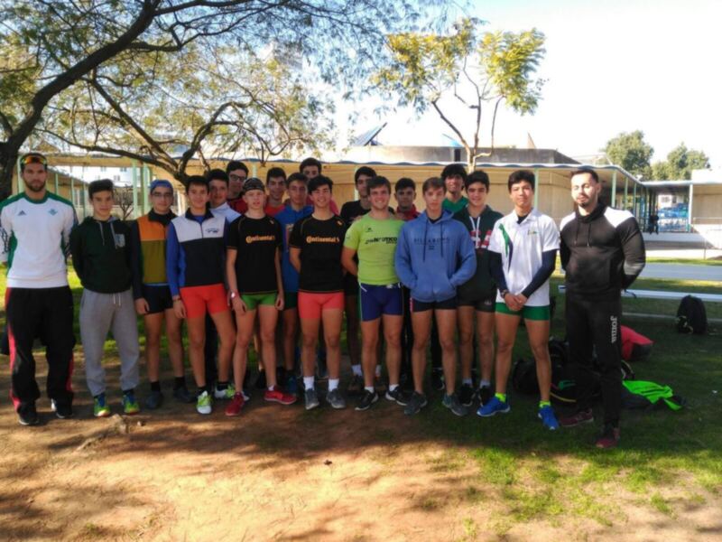 Concentración de la selección andaluza de remo