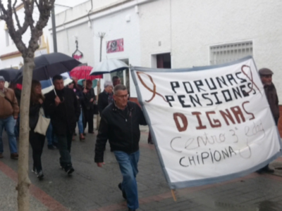 El Castillo acoge mañana una asamblea para constituir la Marea de pensionistas de Chipiona