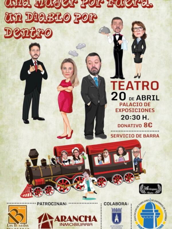 Alzheimer vuelve a proponer una divertida noche de teatro solidario el viernes 20 de abril