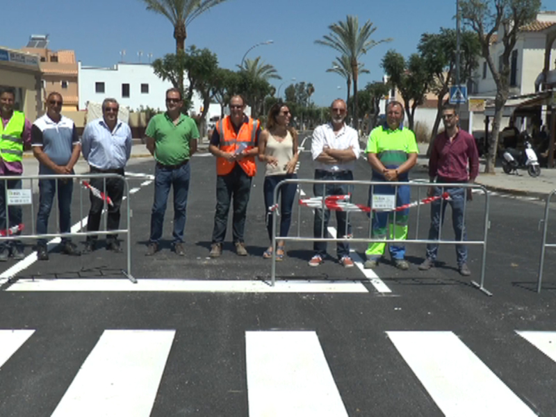 Abierto al tráfico el tramo de la avenida de Rota donde se han realizado las obras de mejora de la infraestructura hidráulica