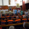 Ntra. Sra. del Perpetuo Socorro homenajeado por los voluntarios de Protección Civil de Sevilla.