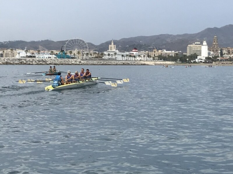 El Campeonato de Andalucía de remo de mar se queda en tierras malagueñas