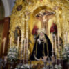 La Virgen de las Angustias de Alcalá del Rio  de luto en noviembre.