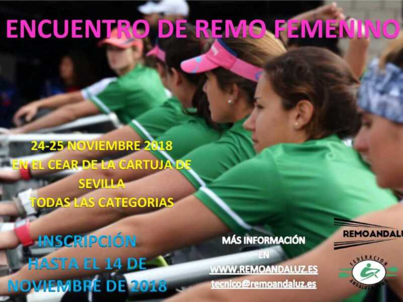 Encuentro andaluz de remo femenino