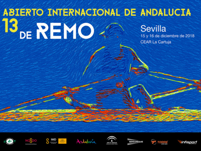 El XIII Abierto internacional de Andalucía de remo, en el CEAR La Cartuja