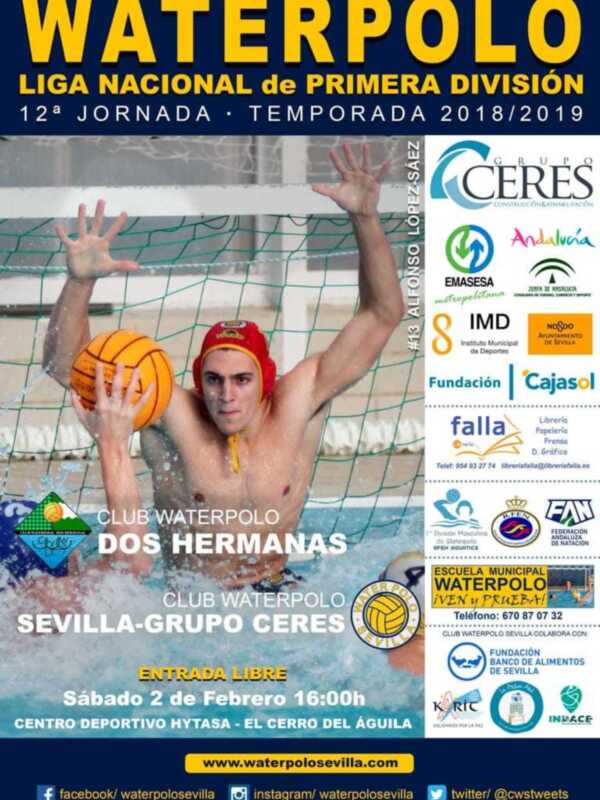 El Waterpolo Sevilla-Grupo Ceres busca del punto de inflexión en el derbi de Primera Nacional