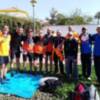 Los doce atletas chipioneros participantes en el Maratón de Sevilla dejaron alto el pabellón local