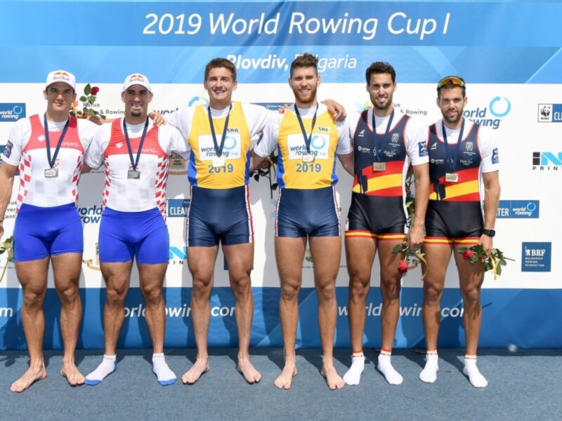 Bronce sevillano en la Copa del Mundo de remo