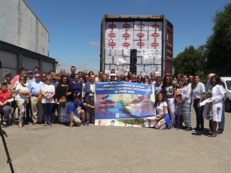 Jabón, juguetes, material escolar y sanitario completan los 18.000 kilos de ayuda humanitaria del primer contenedor a Mozambique de Madre Coraje