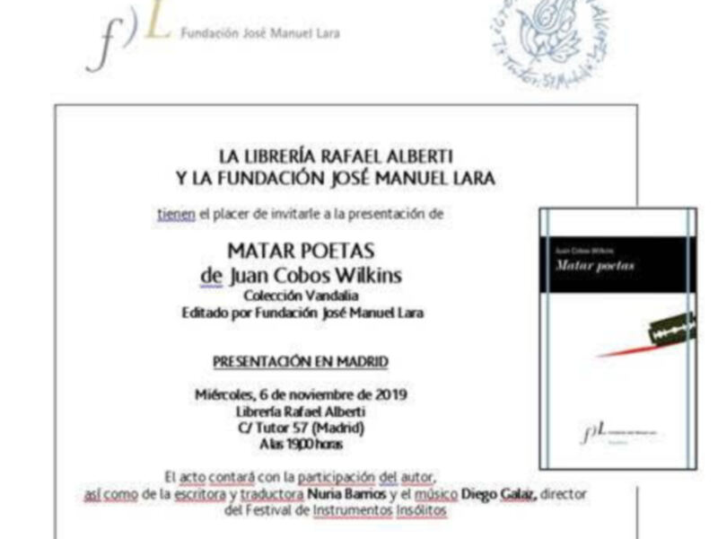 Actividades previstas por la Fundación José Manuel Lara