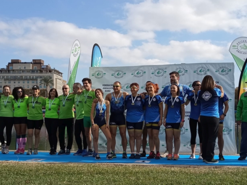 Celebrado el Campeonato de Andalucía de remo de larga distancia en banco fijo llaut