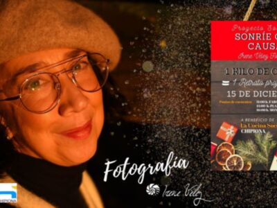 El próximo domingo La fotógrafa Irene Vélez lleva a cabo la iniciativa solidaria ‘Sonríe con causa’ a beneficio de la cocina social