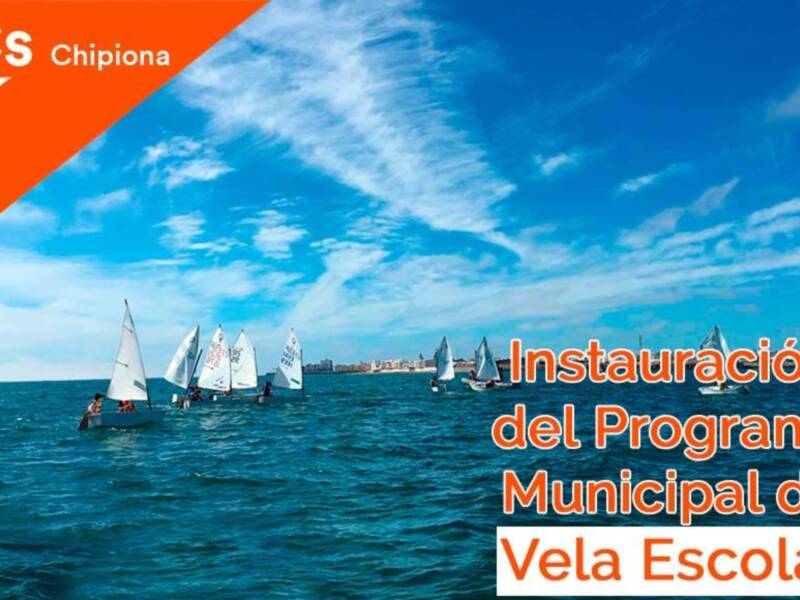 Ciudadanos exige un programa municipal de vela escolar con partida propia y 6.000 € en el Presupuesto General del Ayuntamiento.