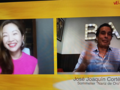 José Joaquín Cortés, sommelier "nariz de oro", entrevistado por Veline Ong.