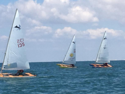 Raúl Carrera del CAND Chipiona campeón en categoría A2 y B y cuarto en la general en la Copa Andalucía de Patín a Vela 